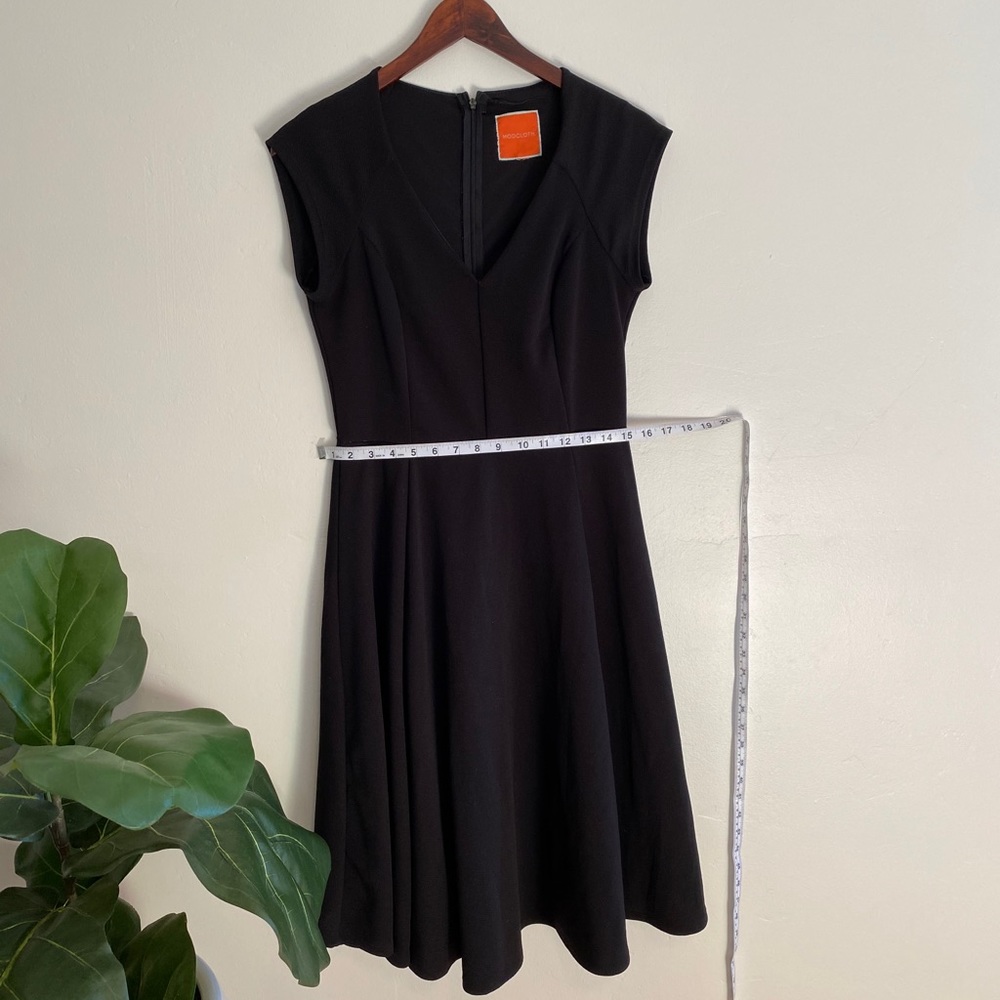 T-length little black dress, modest, flattering